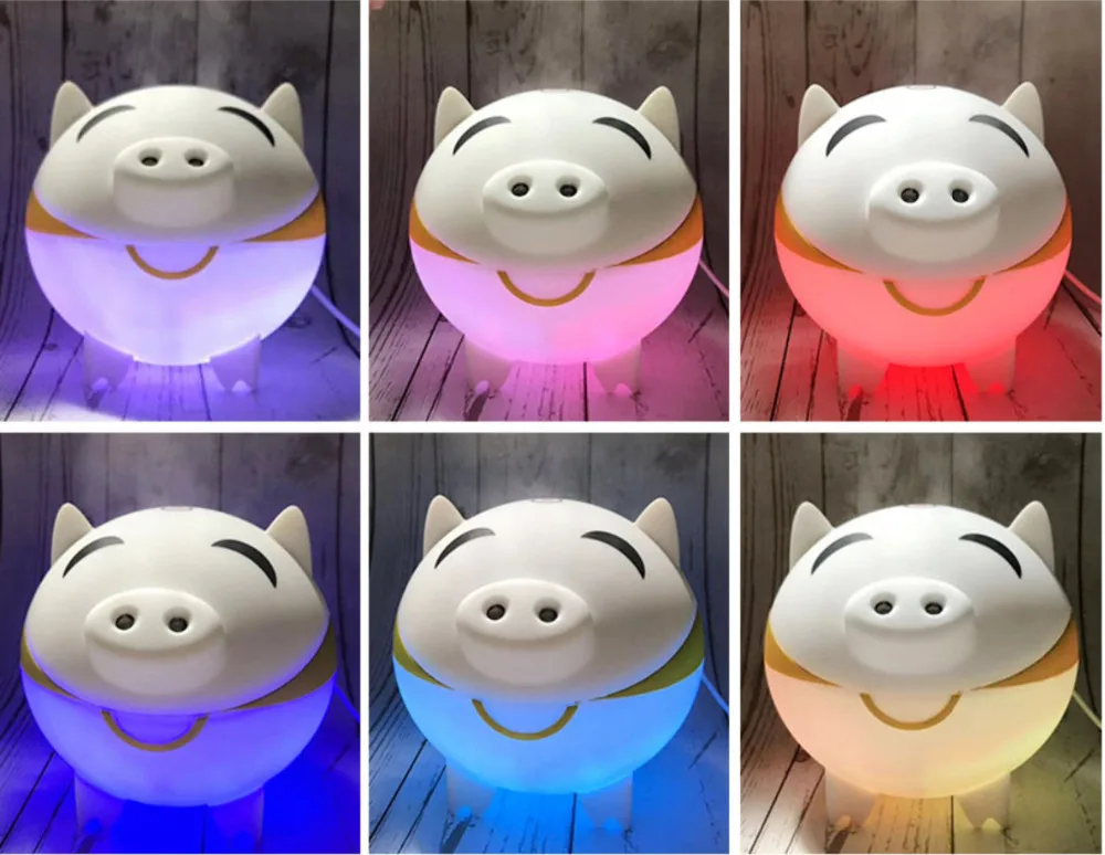 2019 новый увлажнитель воздуха в форме поросенка домашний автомобильный