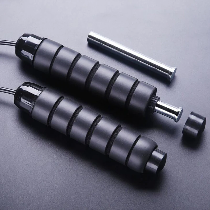 Взрослые скоростные скакалки со съемным стальным сердечником тяжелый вес