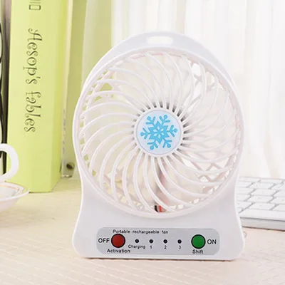 Мини Круглый Персональный Портативный Регулируемый USB и Перезаряжаемый