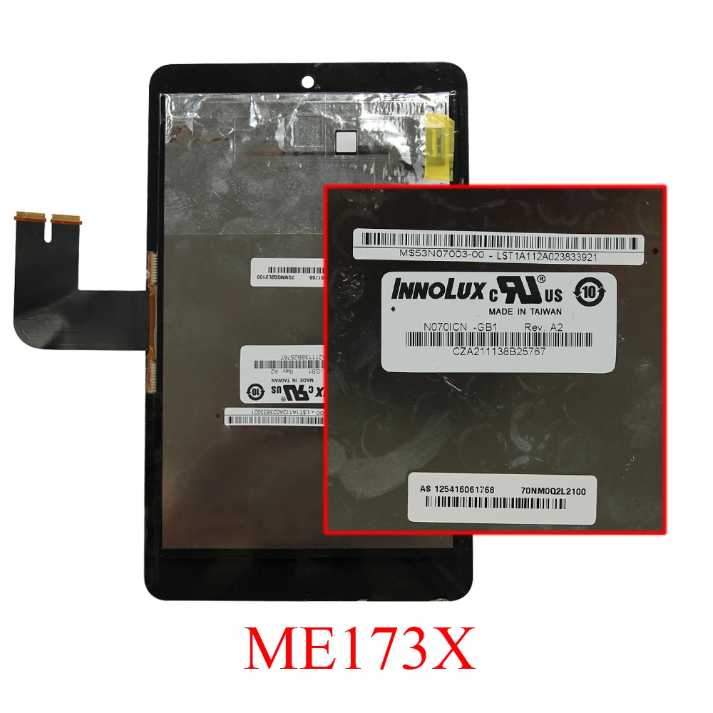 Для ASUS MemoPad HD7 ME173 ME173X K00B сенсорный ЖК экран для N070ICN GB1 Innolux версия дисплей