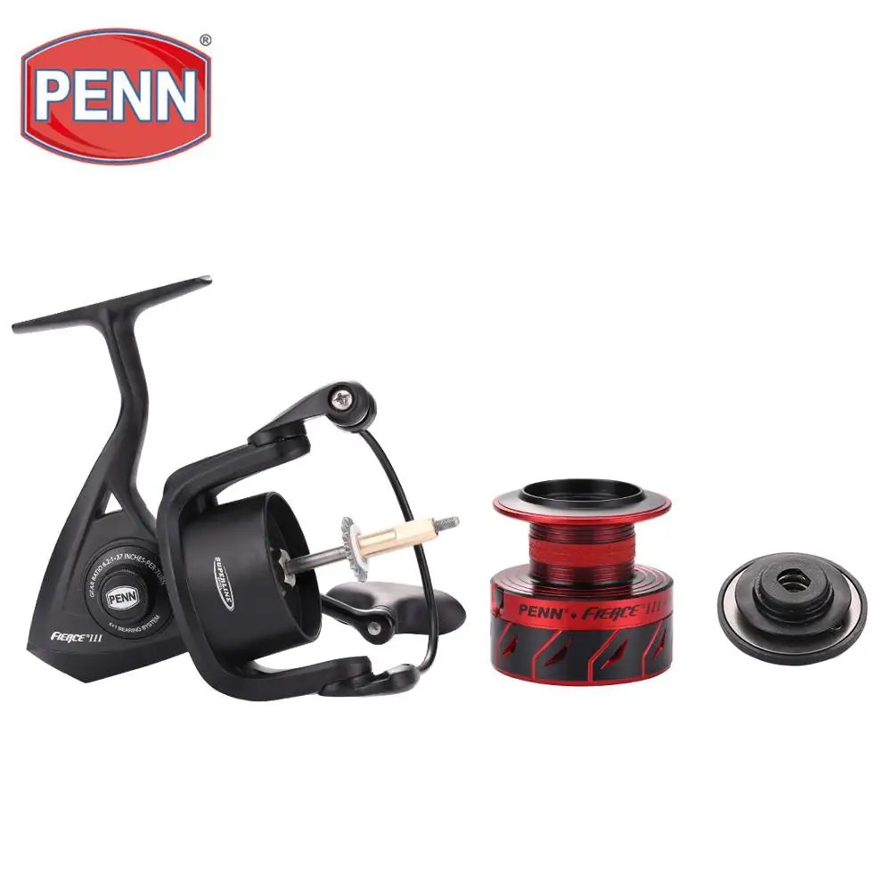 PENN FIERCE III FRC 2000 8000 Спиннинг рыболовная Катушка 4 + 1BB из цельнометаллического