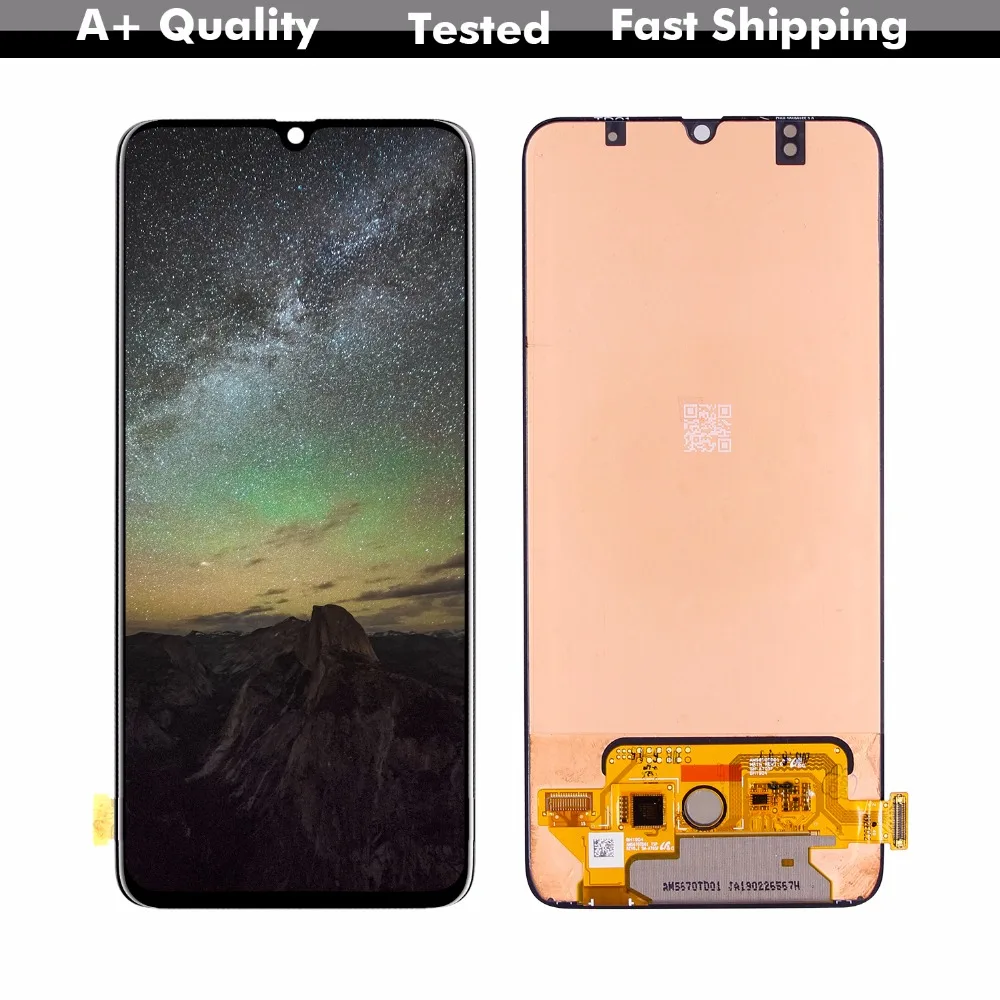 

6.7'' For Samsung Galaxy A70 A705 2019 A705F A705FN/DS SM-A705 LCD Display Touch Screen Digitizer Assembly + Frame