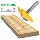 Фреза Концевая малогабаритная, 6 мм, для деревообработки