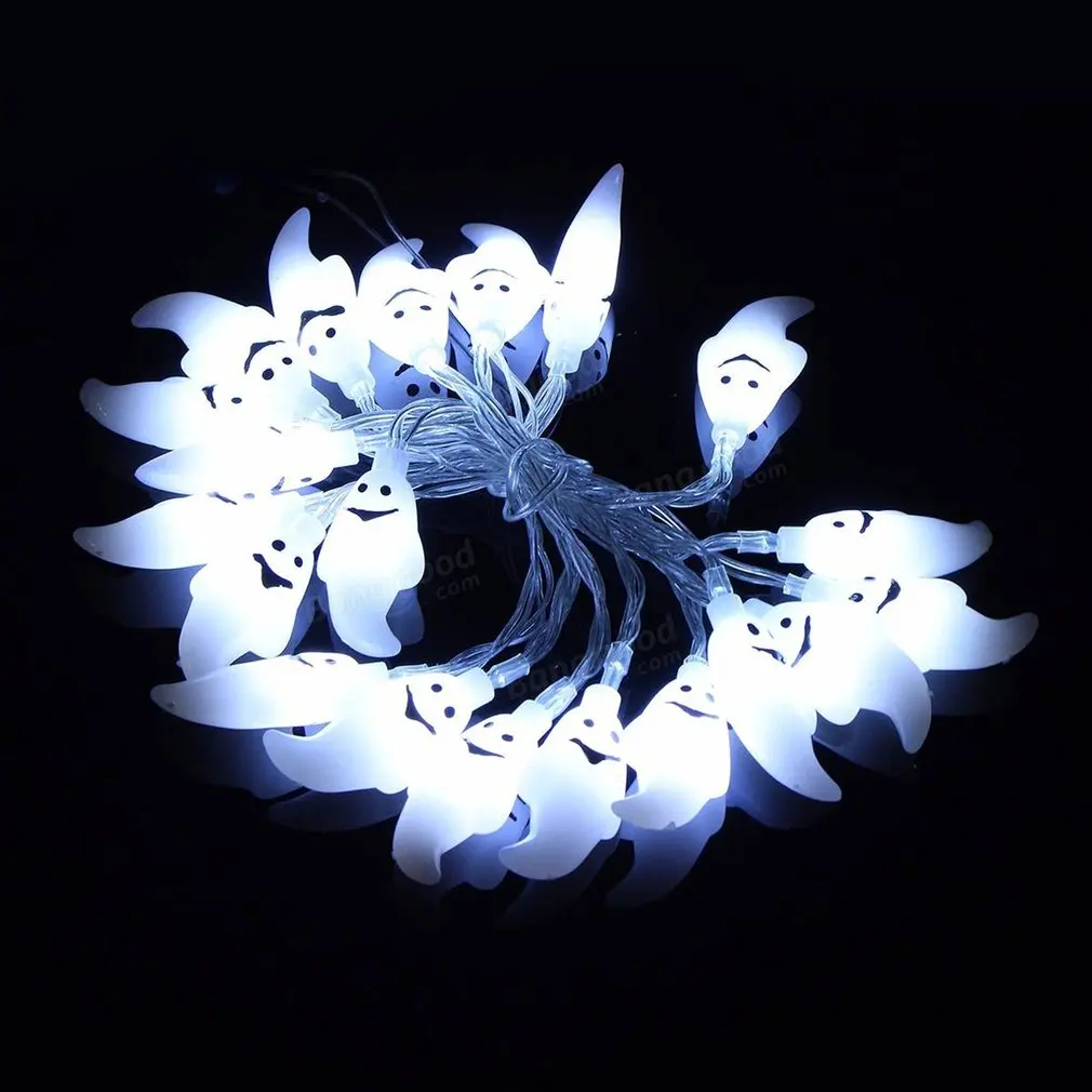 

2m 20 LED Skull Shape LED String Light for Halloween Party Home Outdoor Decor High Qulity Drop Shipping Sale