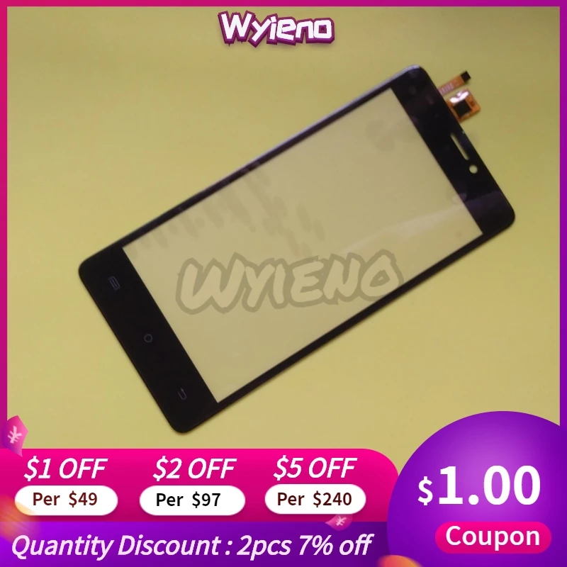 Wyieno 20 шт./лот для BQ 5005L BQ5005L интенсивный сенсорный экран Сенсорная панель