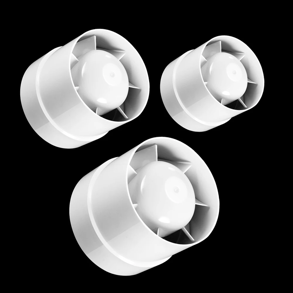 

4/5/6 Inch Inline Duct Fan Air Ventilator Metal Pipe Ventilation Exhaust Fan Mini Extractor Bathroom Toilet Wall Fan Duct Fan
