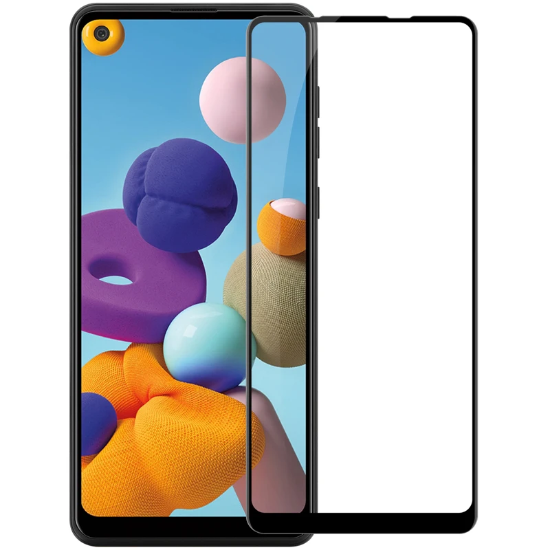 Закаленное стекло с полным покрытием для Samsung A21 A21S защитная пленка Galaxy S A 21