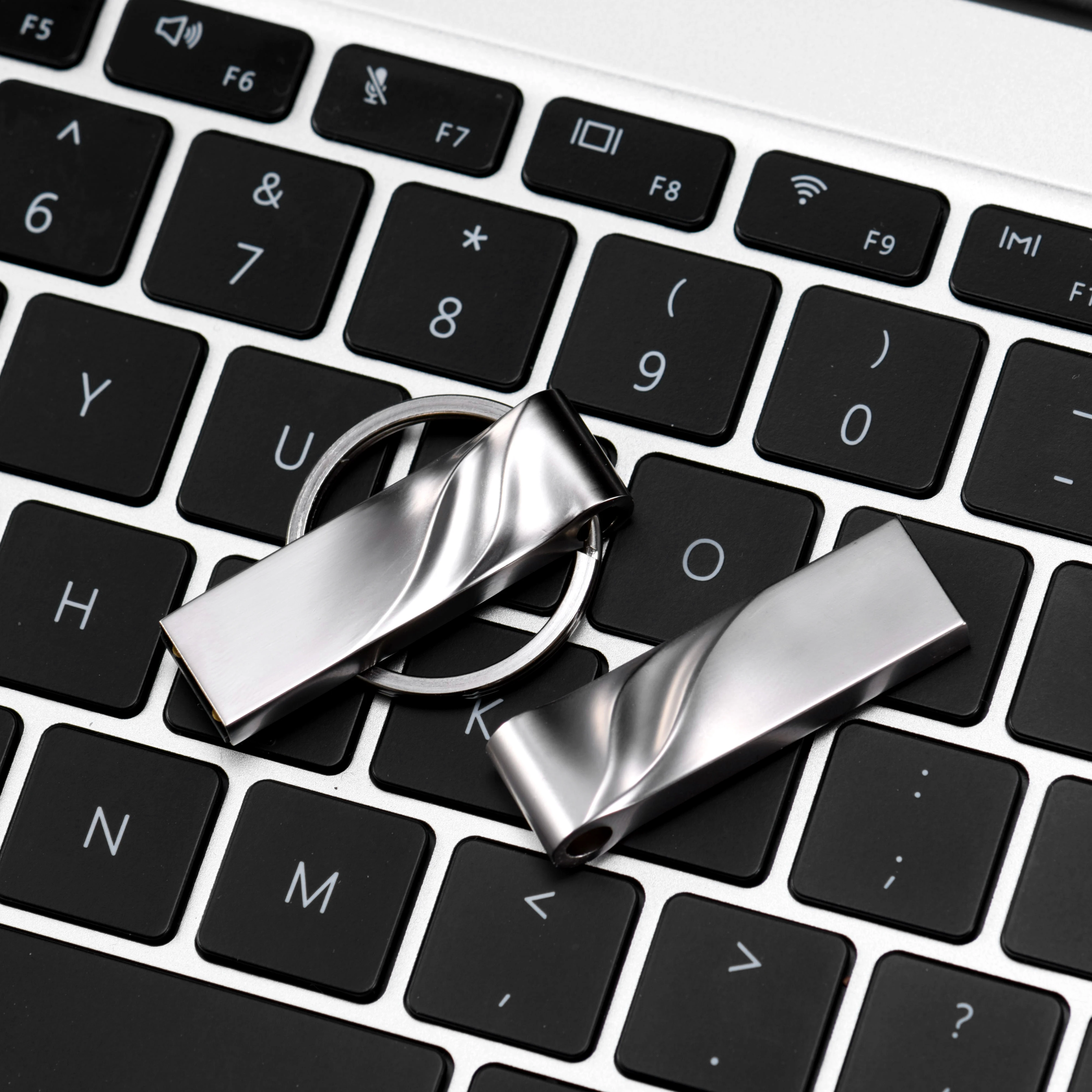 USB флеш накопитель в металлическом корпусе компактный на 32/8/4/16/128 ГБ флешка с