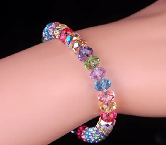 

8 мм богемные разноцветные Агатовые Бусины чакра рейки Будда, Йога браслет эластичные регулируемые браслеты из вулканического камня olk54