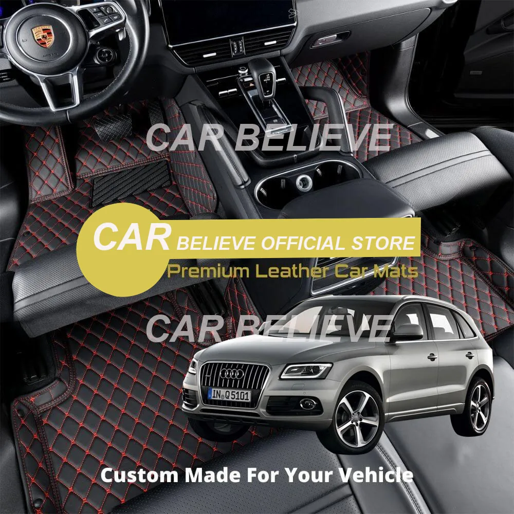 

Кожаные автомобильные коврики для Audi Q5 2017, 2016, 2015, 2014, 2013, 2012, 2011, 2010, коврики, накладки, аксессуары для интерьера