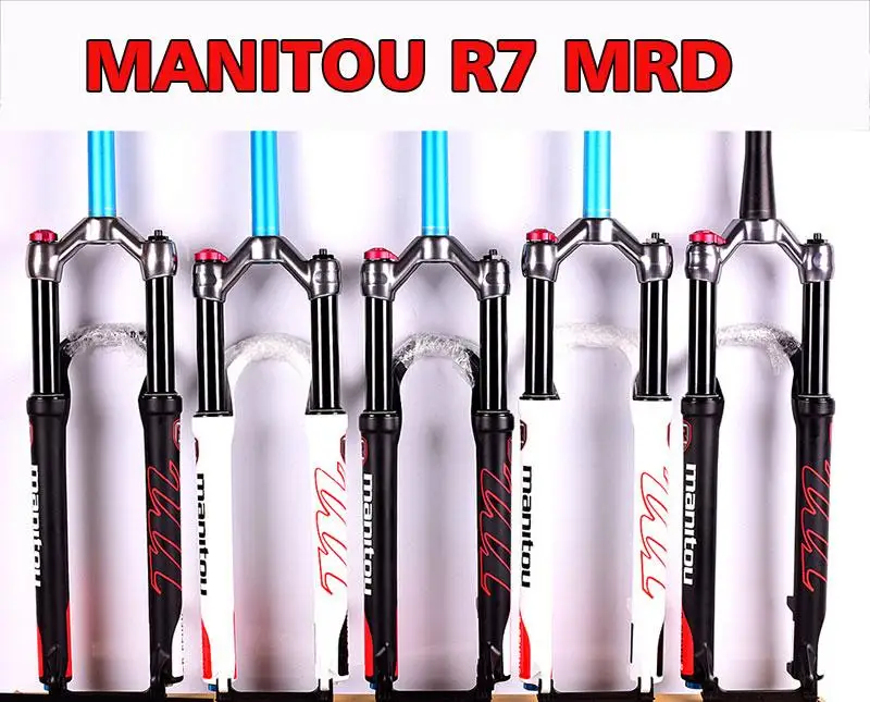 Велосипедная газовая вилка 1420 г Manitou R7 MRD горный велосипед 26 дюймов 27 5 дюйма