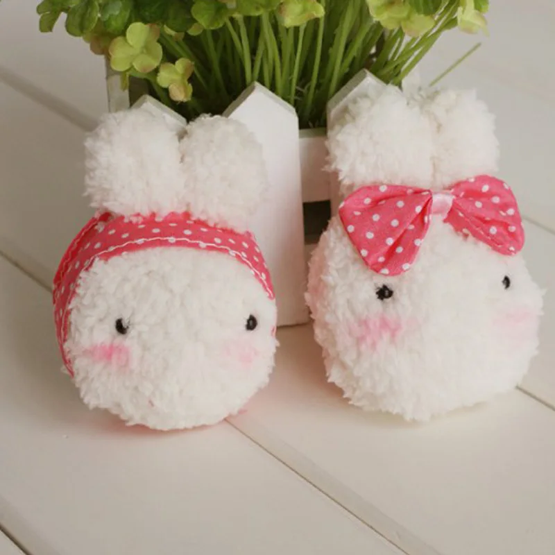 2 шт./лот милый кролик 9 5 см мягкая плюшевая игрушка подвеска для мобильного