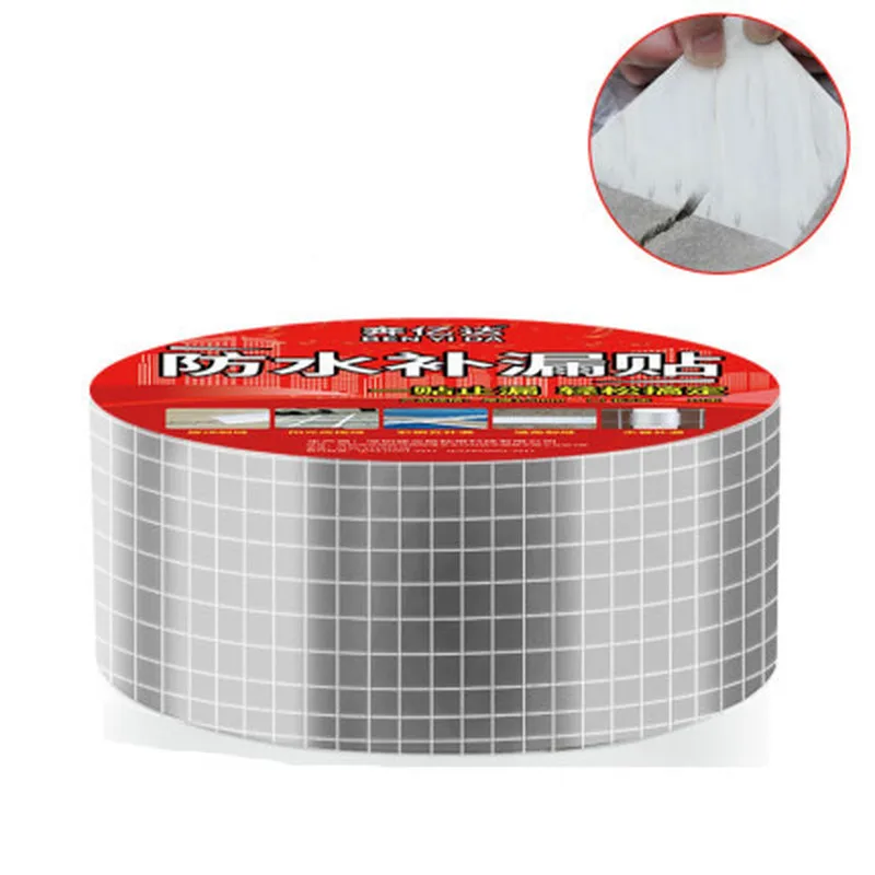 Прочная самоклеящаяся Бутилкаучуковая лента из алюминиевой фольги для крыши