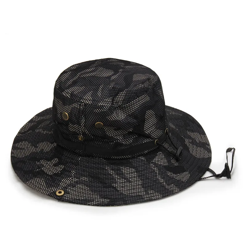 Одноцветные солнцезащитные шляпы для мужчин уличная рыболовная Кепка с широкими
