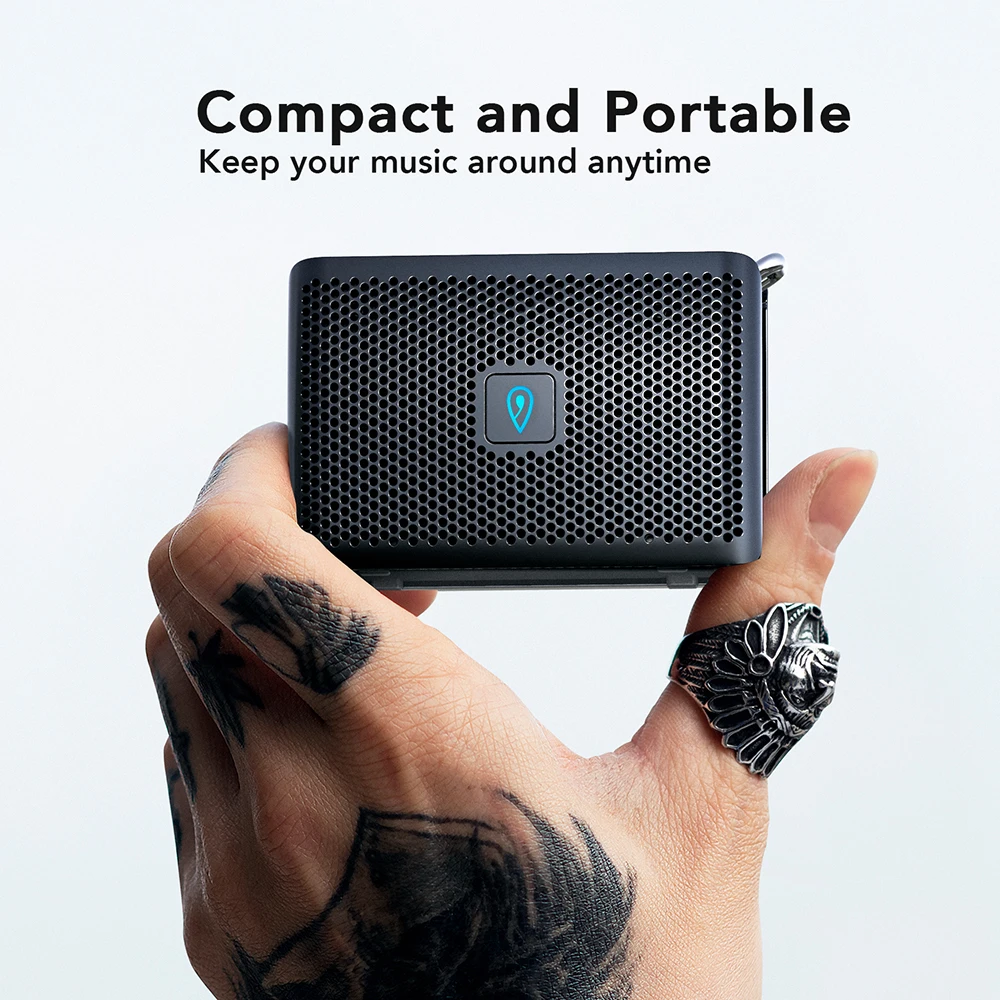 DOSS Genie портативный Bluetooth динамик IPX4 мини беспроводной громкий динамик стерео чистый звук коробка со встроенным микрофоном для подарка
