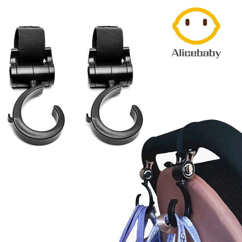 2 шт. многоцелевой крюк для коляски детские пеленки вешалка сумок продукты одежды