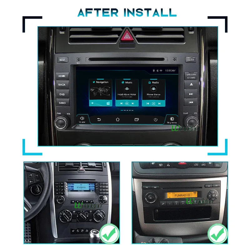 8 &quotPX6 магнитола 2 DIN Android 10 Автомагнитола автомобильное радио для Mercedes Benz Sprinter B200