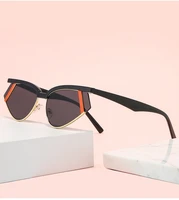 fashion polygonal female sunglasses retro street shooting ins wind multicolor glasses gafas de sol mujer