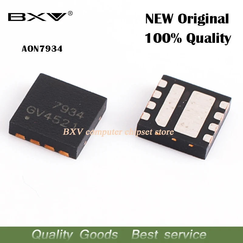 

5pcs AON7934 AO7934 7934 MOSFET QFN-8 new original free shipping