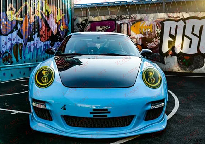 Z-ART комплект расширителей колесных арок ДЛЯ Porsche 911 Модифицированная тюнинг-пакет для 997 тюнинг-пакет для Porsche 911 декоративная надпись Turbo S 2008-2012 комплект для ремонта