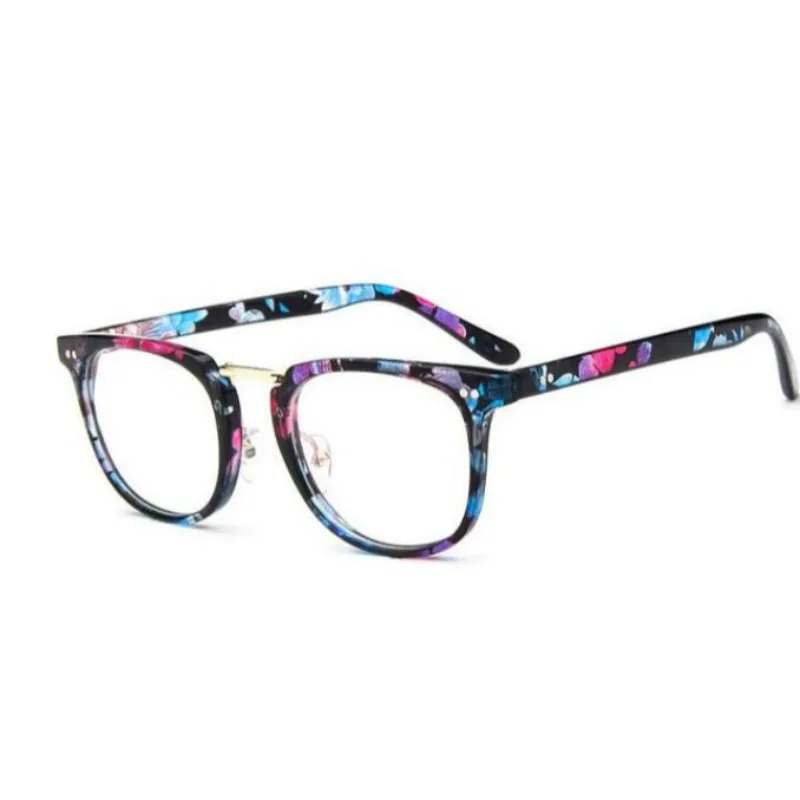 Ретро очки с заклепками оправа мужской и женский оптический для очков