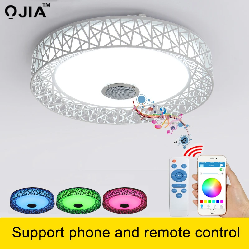 Светодиодный потолочный светильник s RGB APP с музыкой и пультом дистанционного