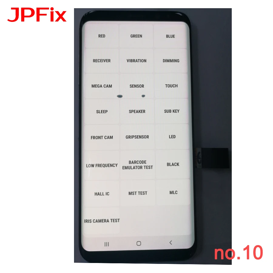 JPFix для samsung S8 Plus G955FD ЖК дисплей с сенсорным экраном дигитайзер в сборе рамкой и