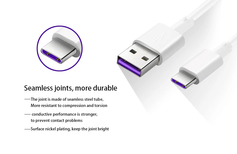 huawei USB 5A C кабель P20 Pro lite Mate20 10 Pro P10 Plus lite V10 USB 3,1 type-C супер зарядный кабель