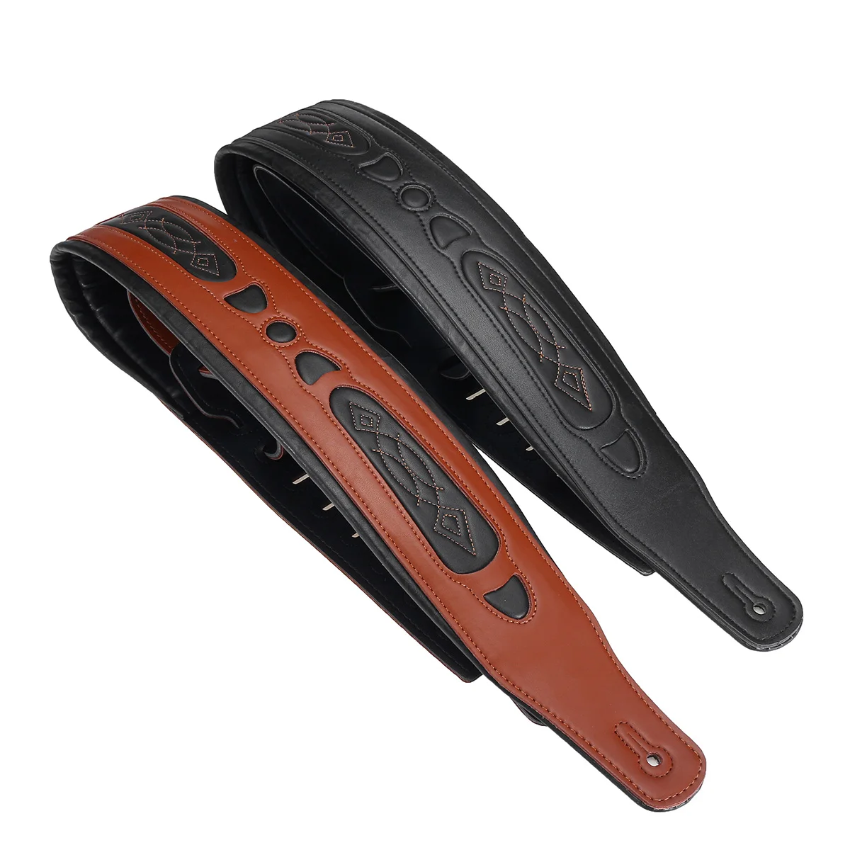 gitarre gurt schulter gürtel für elektrische akustische bass verstellbare weiche erweitern dicke haltbare gitarre strap leder gitarre strap