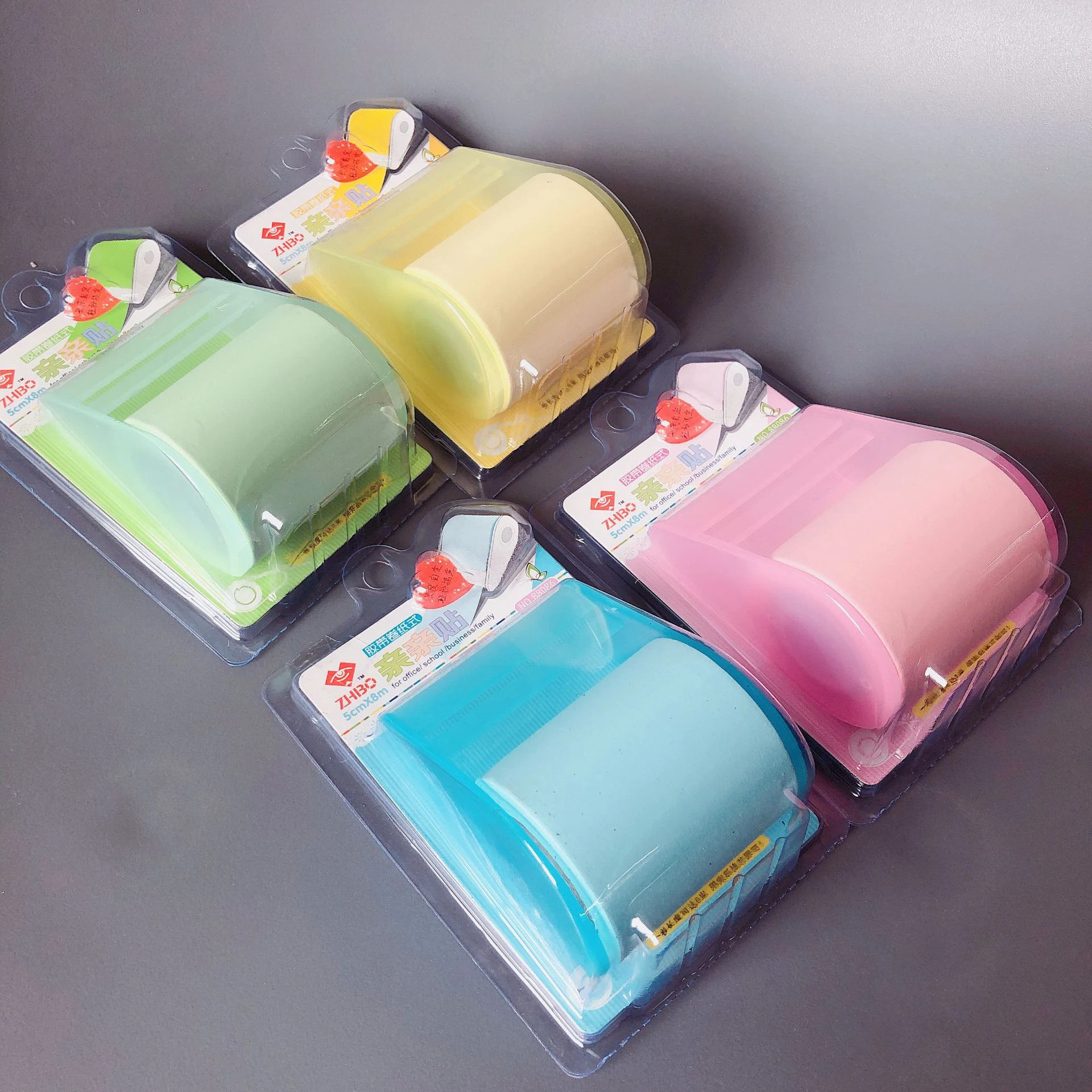 

cute stationery Memo Pads Belt adhesive tape holder sticky note Creative sticker notes Self Stick Notes Writing pads
