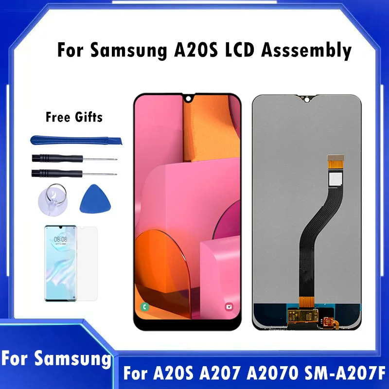 

Высококачественный ЖК-дисплей 6,5 дюйма для Samsung Galaxy A20s A207 A2070 SM-A207F, ЖК-дисплей, сменный экран, дигитайзер в сборе для A20S