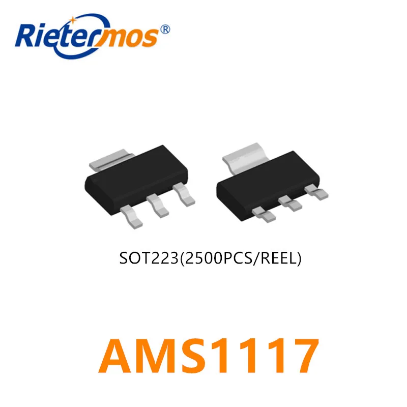 2500PCS AMS1117 1.2 1.5 1.8 2.5 3.3 5.0 ADJ sotsot223 сделано в Китае|Запасные части| |