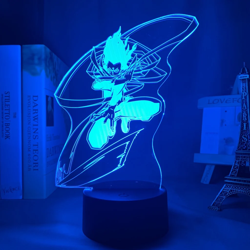 

Аниме лампа мой герой Академия Shota Aizawa для спальни Декор подарок на день рождения манга гаджет мой герой Академия Aizawa светильник 3d