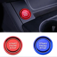 for audi a4l a6l q5 a5 a7 b8 a4 one button start decorative ring start cover rgnition button cover car styling sticker