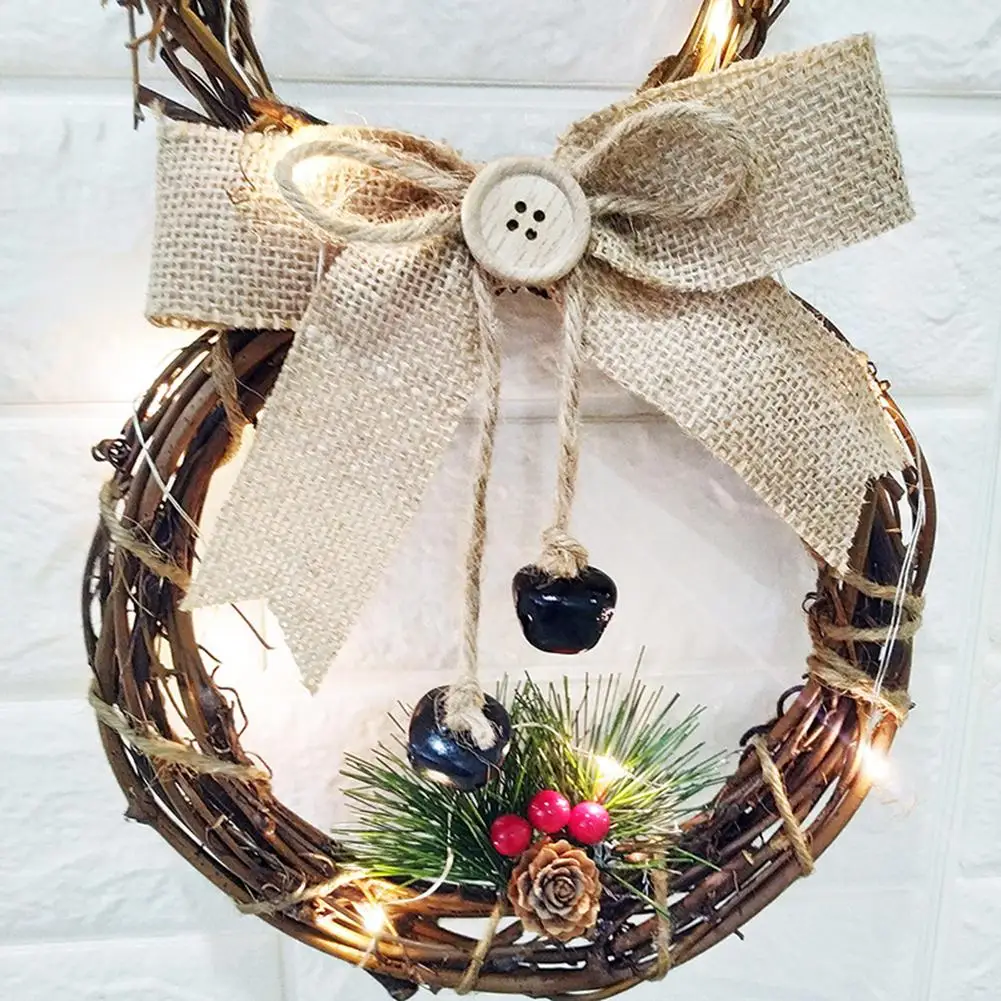 Рождественское украшение гирлянды со светодиодный светильник гирлянда на