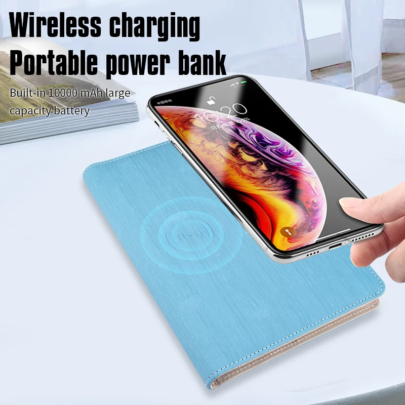 Custom No Minimum Wireless Charger Recording PU Leather Smart Diary Fingerprint Lock Notebook