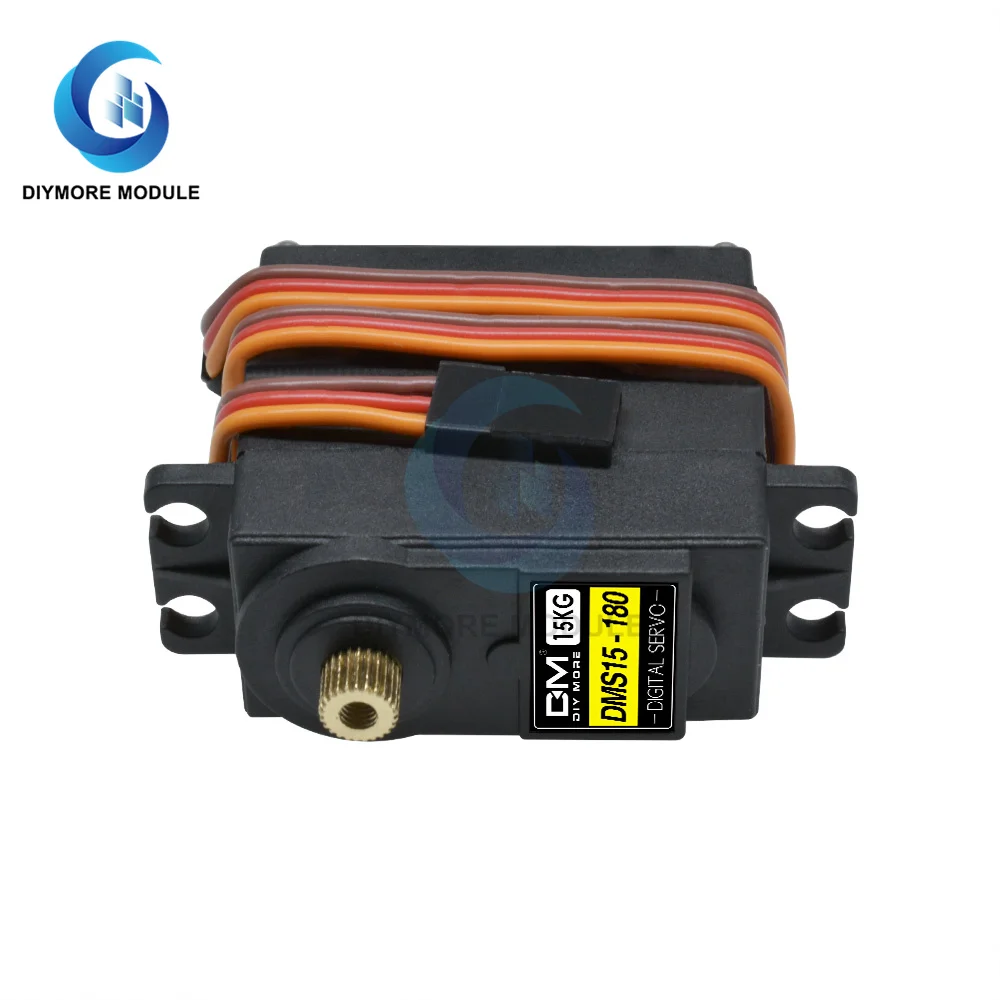 DMS15 15 кг Цифровой Металлический сервопривод с высоким крутящим моментом рулевой