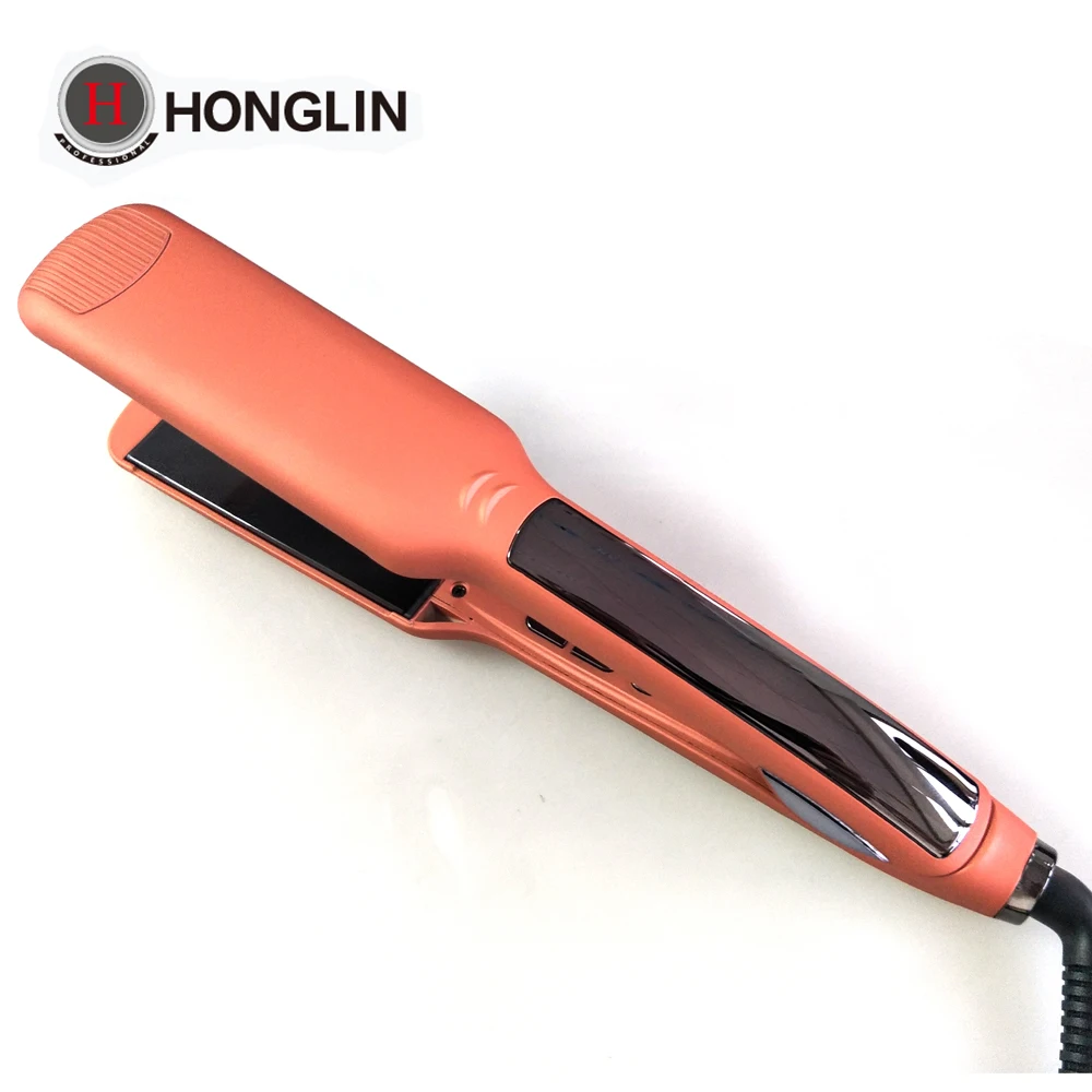Honglin Профессиональный Выпрямитель для волос бигуди 2 в 1 Быстрое нагревание щипцы
