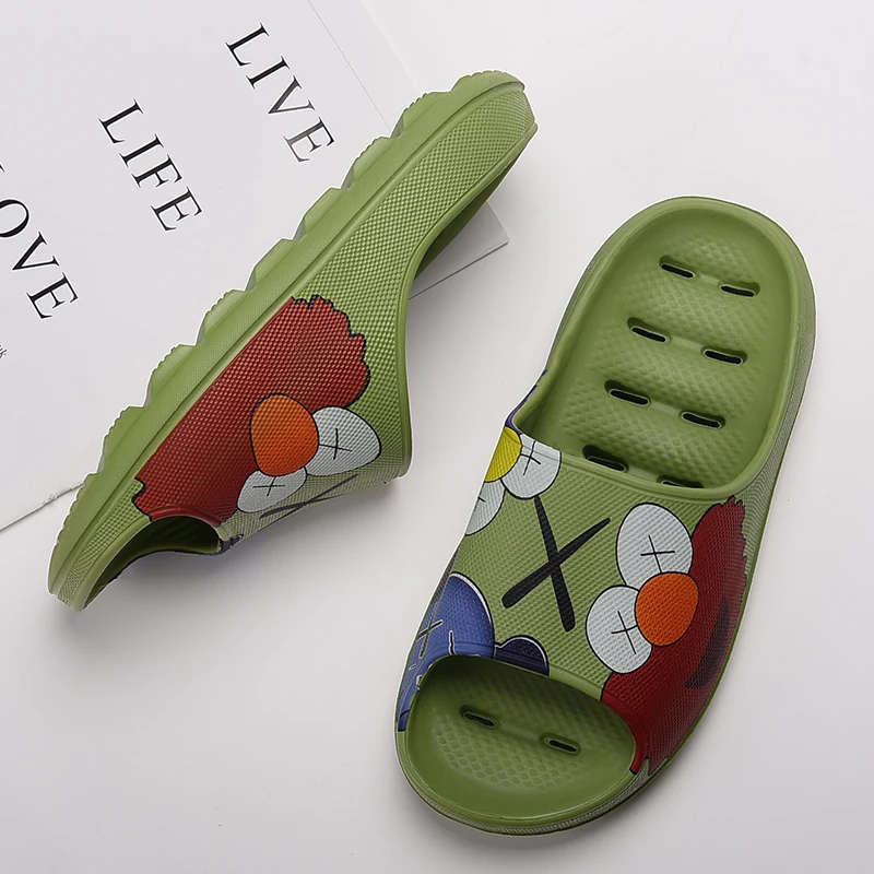 Шлепанцы Мужская обувь EVA мужчин и женщин мягкие камуфляжные пляжные