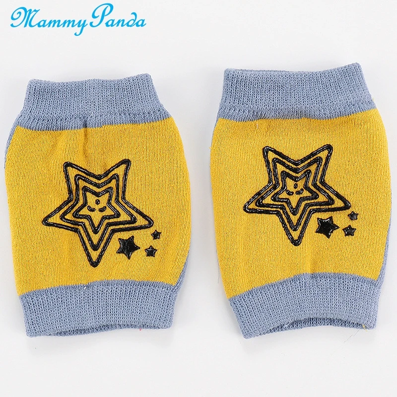 Теплые Детские наколенники с милыми звездами защитные для малышей девочек |