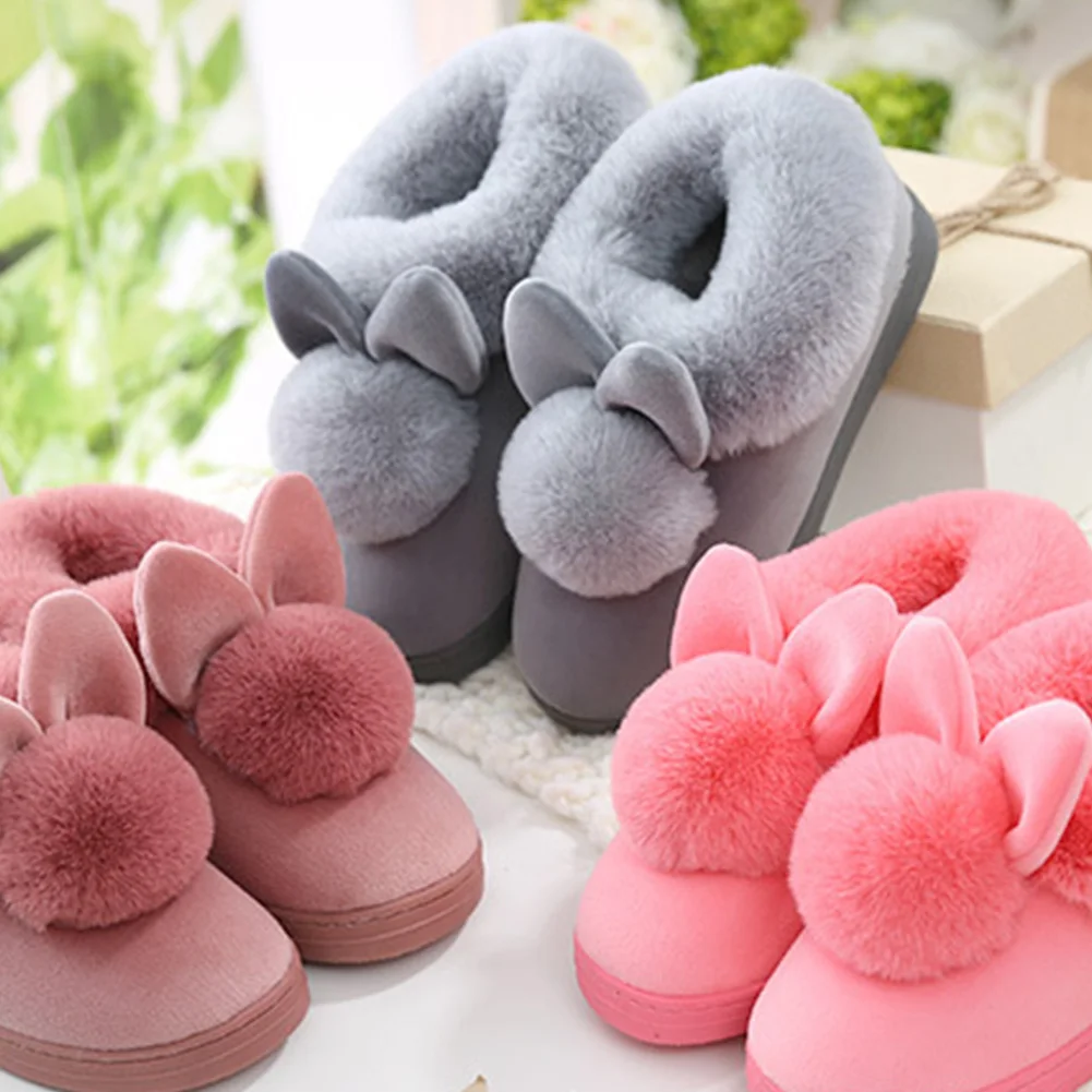 1 пара нескользящие домашние пушистые дышащие мягкие износостойкие зимние