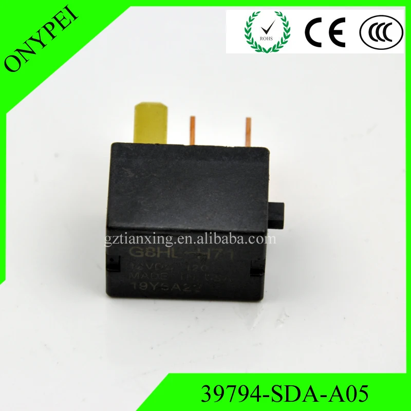 OEM #39794SDAA05 12V автомобильное черное реле кондиционирования воздуха для Honda 39794-SDA-A05