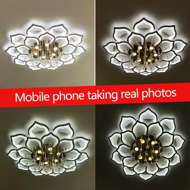 

Crystal Ceiling Lights fixtures For living room lights Bed room led ceiling light lustre cristal Ceiling Lamp lamparas de techo