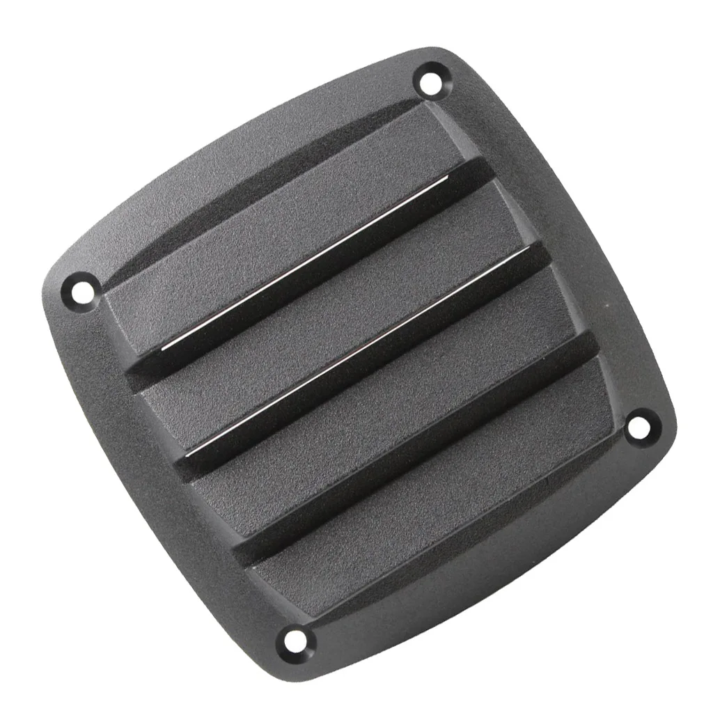 Marine Louvered Vents 4 Inch Hose Plastic Hull Air Vent Boat - Black