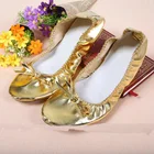 USHINE золотого цвета индийских женщин обувь для танцы живота Балетные кожаные танец живота занятий йогой; Балетная обувь для детей, для девушек и женщин