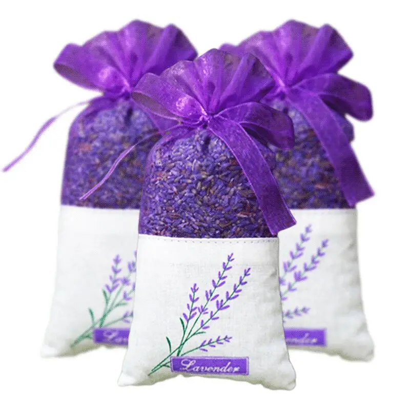 New Natural Lavender Bud Dry Flower Sachet Bag Car Room Aromatic Air Refresh Desiccant Home Fragrance Sachets Moth &ampMildew | Дом и сад