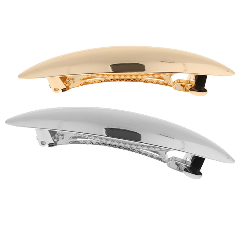 Элегантная пружинная Автоматическая заколка для волос крепкая фиксирующая