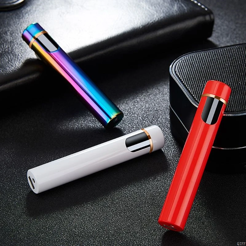 Мини usb зарядка сенсор сенсорный экран электронная Вольфрамовая Зажигалка беспламенная перезаряжаемая Ветрозащита