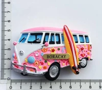 creative fridge magnet affixed to boracay philippines tourism souvenirs three dimensional hand painted rv crafts