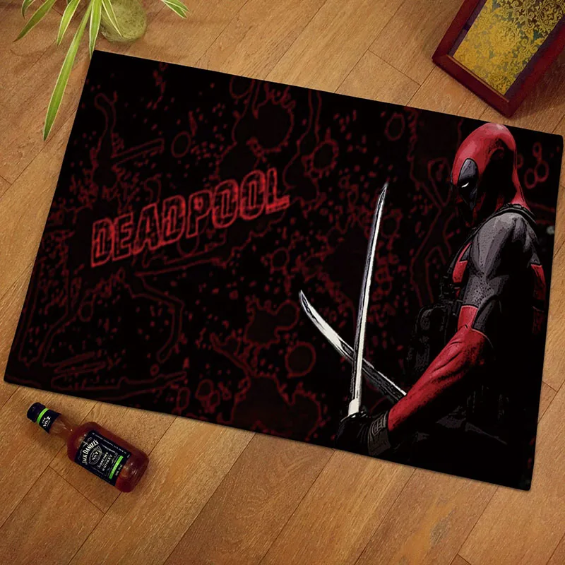 1 шт. 40x60 см Marvel Мстители плюшевая ватная одежда Железный человек Капитан Америка Бэтмен ковер